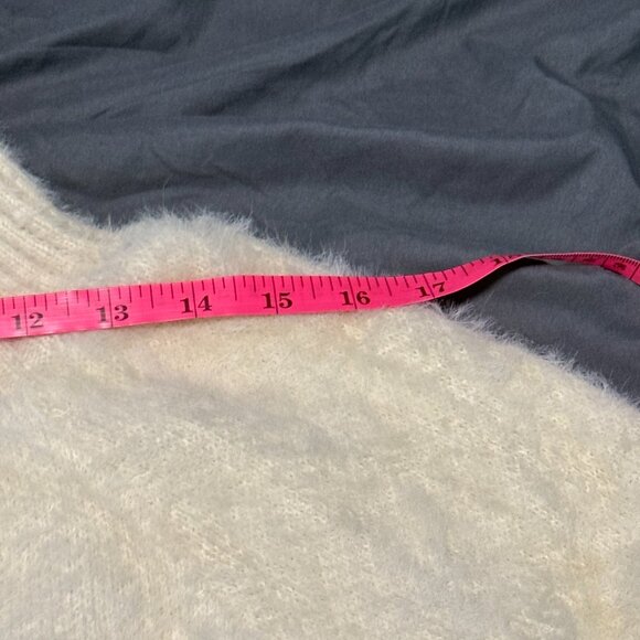 Anthropologie Poncho Style Cream Colored Women's Sweater - Picture 12 of 15